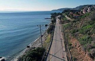 Çökertme içme suyu hattı devam ediyor