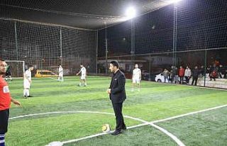 Dalaman havaalanı çalışanları, futbol turnuvasında...