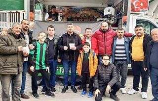 Denizlispor taraftarından lokma hayrı