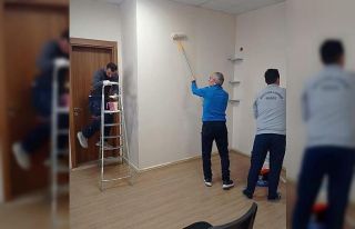 Depremde hasar gören yurtlar tamir edildi