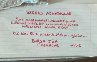 Depremden sonra evlerine giden öğrenciler döndüklerinde...