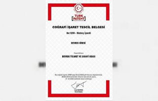 Devrek Kireni coğrafi işaret belgesi aldı