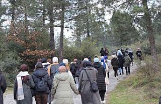 Doğa ve spor birleşti, yüzler güldü