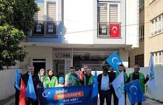 Doğu Türkistan’da ki soykırıma dikkat çekildi