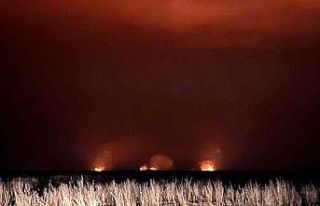 Eber gölünde yangınların ardı arkası kesilmiyor