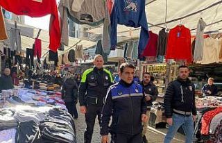 Edremit Zabıtadan pazaryeri denetimi