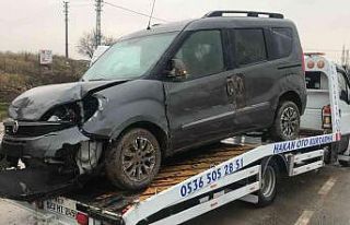 Elazığ’da zincirleme trafik kazası :1 yaralı