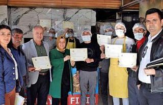 Elmalı’da fırınlara Ekmek Hijyeni Belgesi verildi