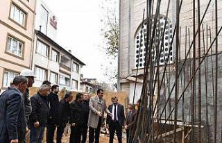 Elmasbahçeler Merkez Camii’ne yeni minare