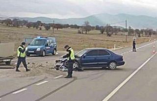 Emet`te trafik kazası: 2 yaralı