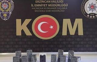 Erzincan’da 11 adet kaçak cep telefonu ele geçirildi