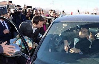 Erzincan’da gaziye coşkulu karşılama