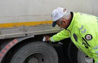 Erzincan’da kış lastiği denetimi