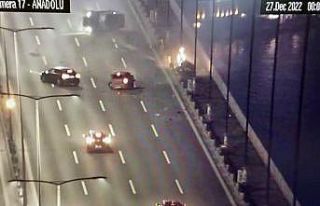 Fatih Sultan Mehmet Köprüsü’nde zincirleme trafik...