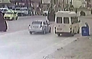 Feci kaza güvenlik kameralarına böyle yansıdı