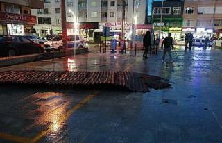 Fırtına vurdu, facianın eşiğinden dönüldü