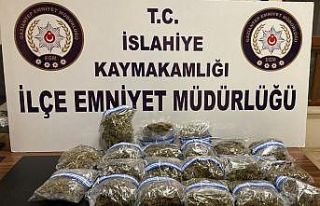 Gaziantep’te 10 kilo 630 gram esrar ele geçirildi