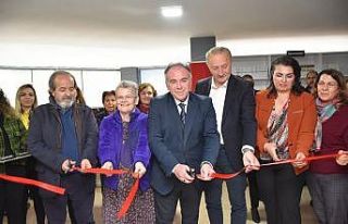 Germencik’te kütüphane açılışına yoğun ilgi