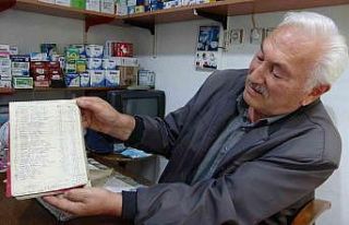 Giresunlu elektrikçi yarım asırlık müşteri defterlerine...