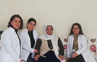 Hakkari Belediyesi yaşlı destek ekibi iş başında