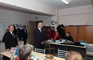 Halk eğitim ve kadem kursiyerlerine ziyaret