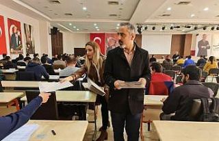 Hatay’da istihdam projesinde ilk sınav heyecanı