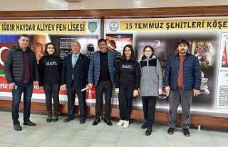 Haydar Aliyev törenle Haydar Aliyev Fen Lisesinde...