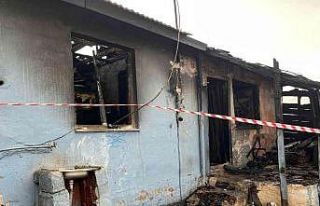 Hayrabolu’da müstakil ev yangında kül oldu