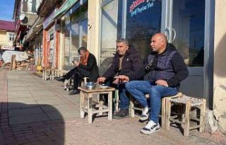 Her sene metrelerce kar olan ilçede bahar havası