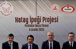 İsdemir, Hatay İpeği’nin yaygınlaştırılmasına...