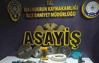 İskenderun’da işyerine giren hırsızlık şüphelisi...