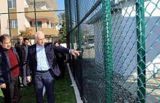 Ispanak tarlası deniliyordu, futbol sahasına dönüştü