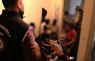 İzmir’de şok evlerine polis baskını: 91 kaçak...