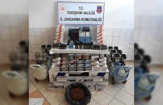 Jandarma ekiplerinden tütün ve makaron operasyonu