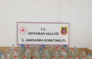 Jandarma sahte alkol ele geçirdi