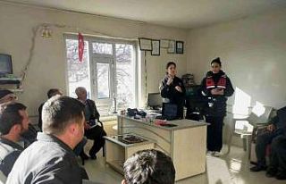 Jandarmadan erkeklere “Kadına El Kal-Ka-Maz”...