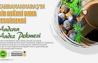 Kahramanmaraş’ın değeri "Andız Pekmezi"...