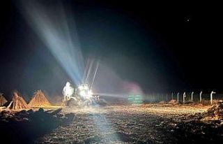 Kamış depolama alanında çıkan yangın güçlükle...