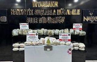 Kargo şirketi üzerinden derin dondurucu ile 93 kilo...