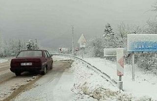 Kastamonu’da kar yağışı etkili oluyor