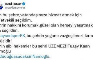 Kayserispor’dan hakem Numanoğlu’na tepki