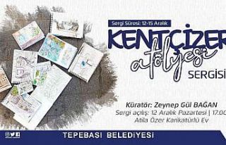 Kentçizer atölyesinde pismiş toprak eserler resmedildi