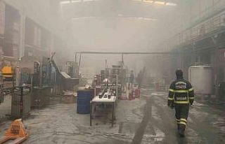 Kırıkkale’de madeni yağ fabrikasında yangın