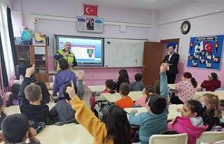 Kırklareli’nde öğrencilere trafik eğitimi