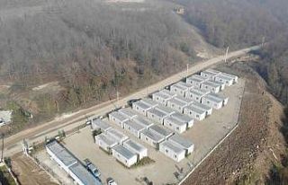 Konteyner kent kurulumu tamamlandı