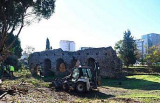 Konyaaltı’ndaki Roma Hamamı yenilenmeye hazırlanıyor