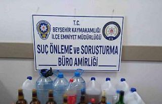 Konya’da sahte içki operasyonu