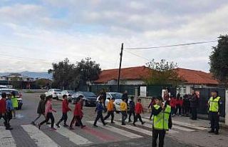 Köyceğizli öğrencilere trafik eğitimi