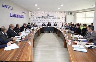 Kütahya’da kış tedbirleri masaya yatırıldı