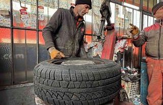 Lastikçilerde yoğunluk sürüyor